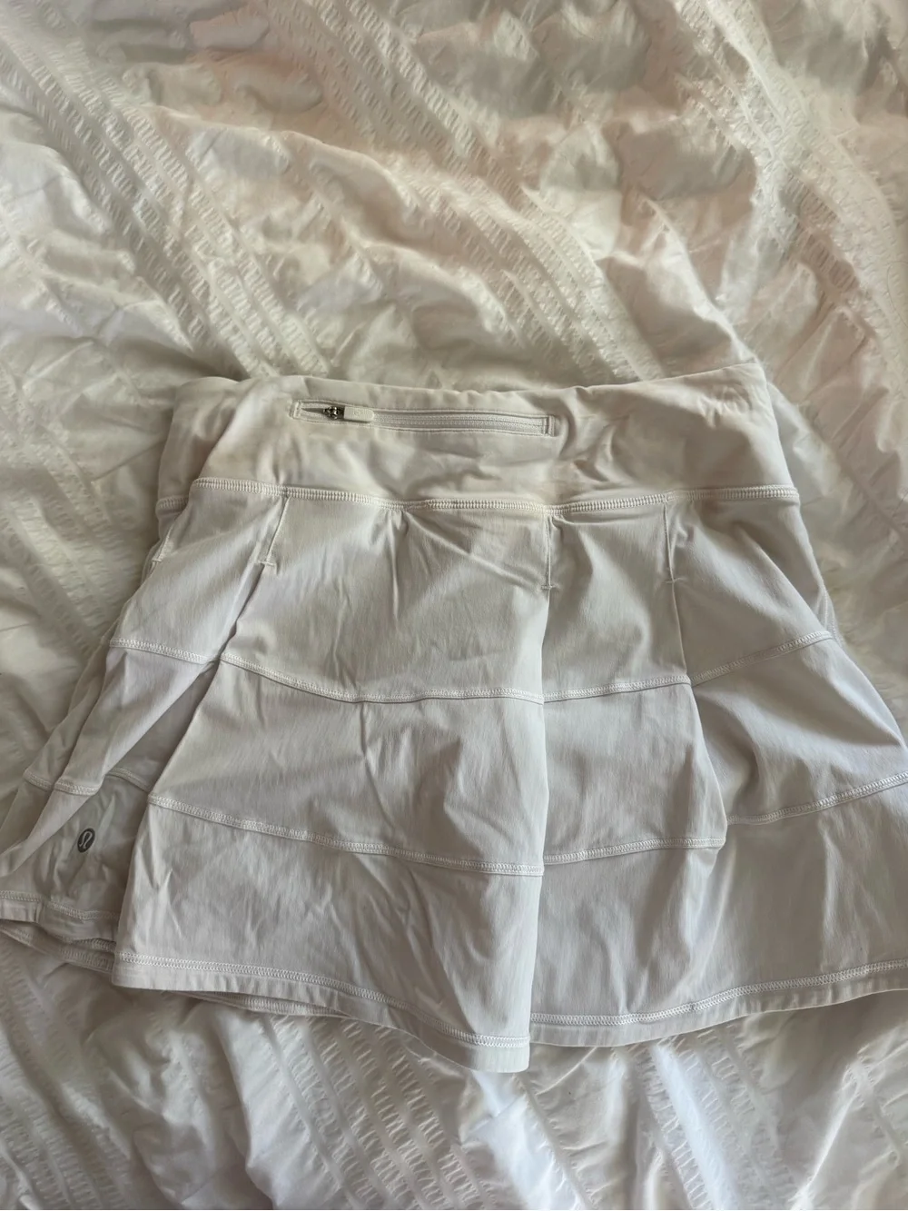 lululemon athletica White Tiered Athletic Skort